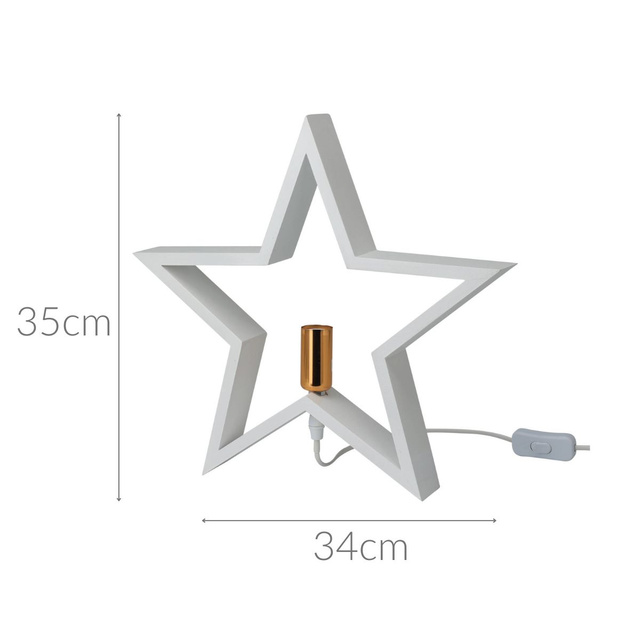 Lampa de Craciun STAR, 35 cm