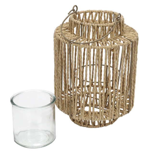 Lanterna împletită cu mâner, 19 x 25 cm