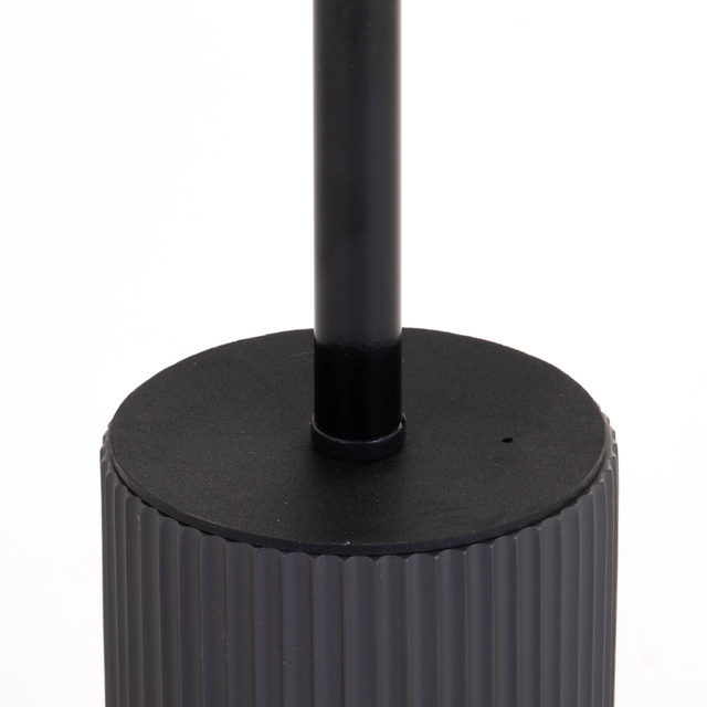 Perie de toaletă NATUREO, suport negru