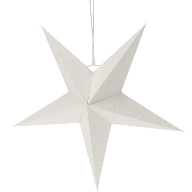 Decorațiune de Crăciun pentru fereastră, stea din hârtie, 45 cm