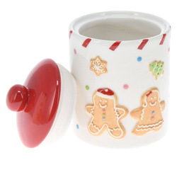 Borcan pentru biscuiti, 10 x 14 cm, TURTĂ DULCE