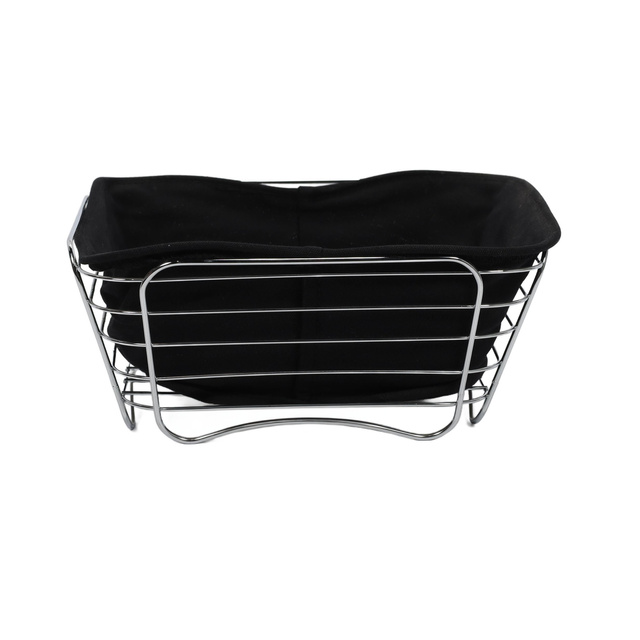 Coș de pâine, fructe, inox, 26 x 26 x 11 cm, Kesper