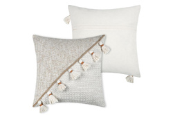Perna decorativă ZIANA boho cu franjuri, 45 x 45 cm
