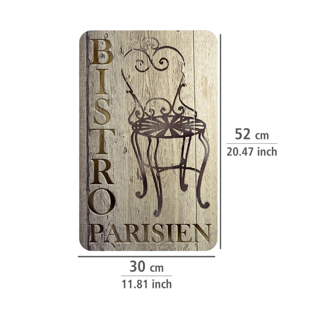 Plăci de protecție din sticlă pentru aragaz, CAFE BISTRO - 2 bucăți, WENKO, bistro