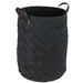 Coș rotund pentru rufe TROVO, antracit, WENKO