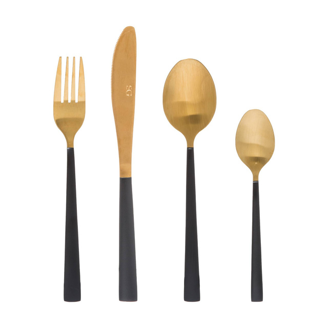 Set de tacamuri din otel inoxidabil JUNGLE, 16 bucati