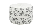 Pouf din bumbac CLARINE, Ø 40 cm