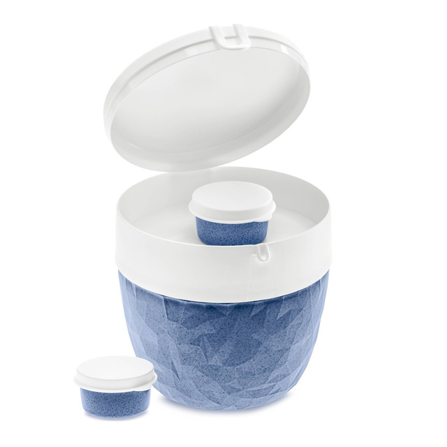 Cutie pentru salata si sos BENTOBOX L, 3 elemente, KOZIOL