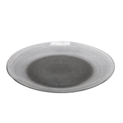 Farfurie plată din sticlă LAKRIS, Ø 28 cm