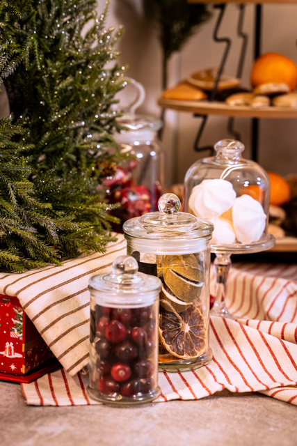 Borcan pentru depozitare cu capac, 350 ml