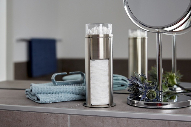 Cutie, recipient FIRENZE pentru dischete și tampoane cosmetice, WENKO