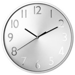 Ceas de perete Atmosphera Créateur d'intérieur, 30 cm, Argintiu