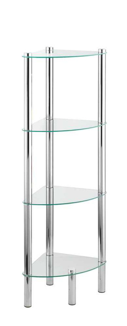 Raft de col pentru baie YAGO, din sticlă - 4 niveluri, WENKO