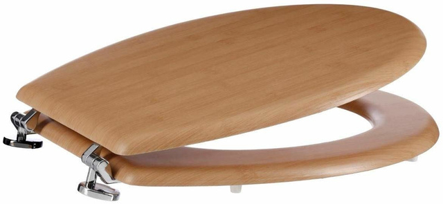 Capac WC MDF, efect bambus, universal