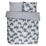 Set de lenjerie de pat din bumbac pentru 2 persoane, set de lenjerie din satin, 100% bumbac, 200 x 220 cm, Essenza