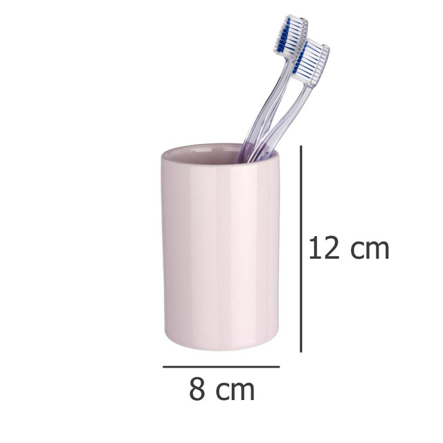 Suport periuță de dinți POLARIS PASTEL PINK, WENKO