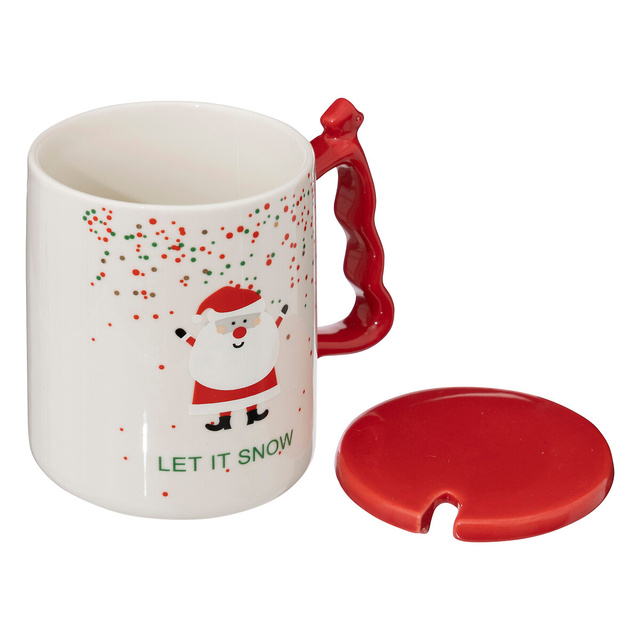 Cana de Craciun cu lingura si capac, 350 ml