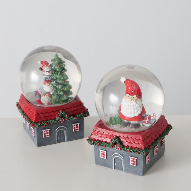 Glob de zăpadă cu căsuța MONTI, Ø10 cm