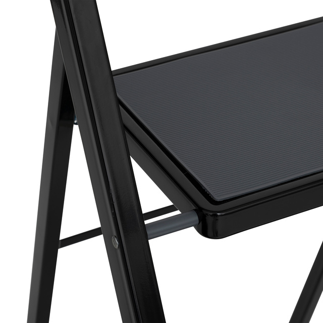 Scară metalică cu 3 trepte, 73,5 × 105,3 cm