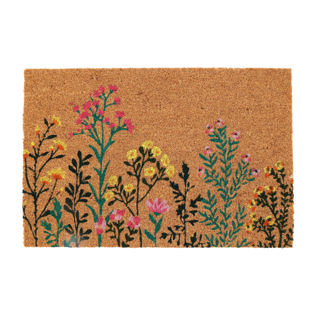 Covoraș cu model floral, 59 x 39 cm