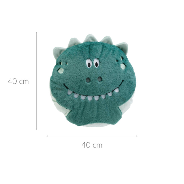 Pernă pentru cameră de copii, dinozaur de pluș, Ø 40 cm