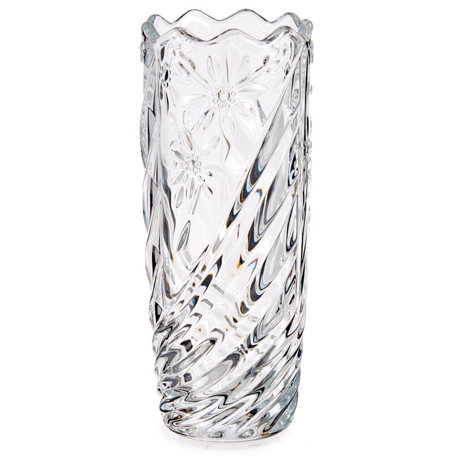 Vaza din sticla sculptata, 25 cm