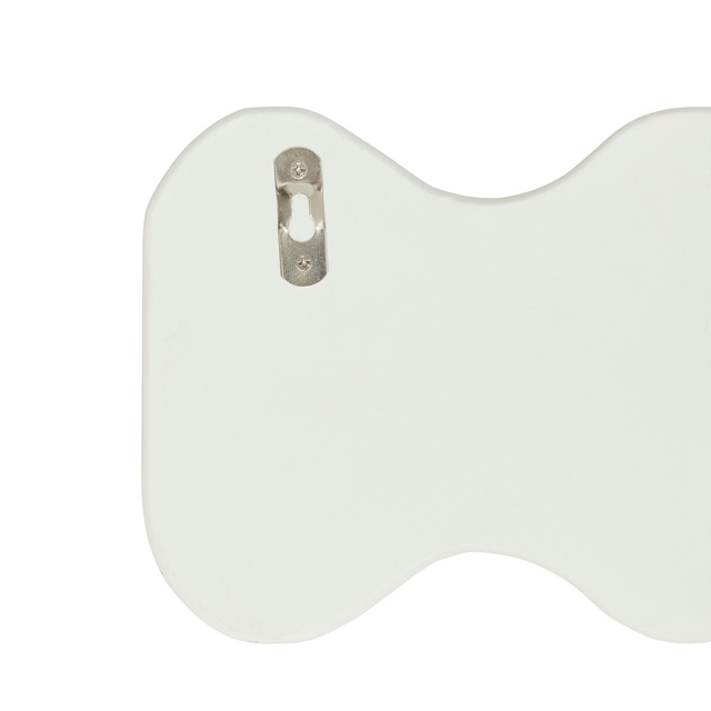 Raft suspendat pentru cărți SALINA val, 53 cm