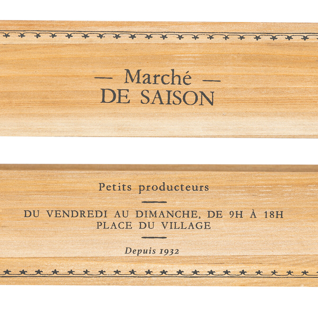 Set de lăzi din lemn LIT x2