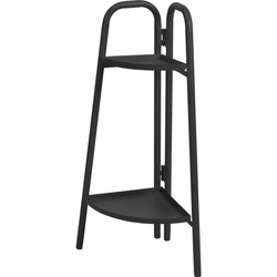 Coltar metalic de flori, 2 niveluri, 70 cm