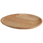 Farfurie decorativa din lemn de tec, Ø 40 cm
