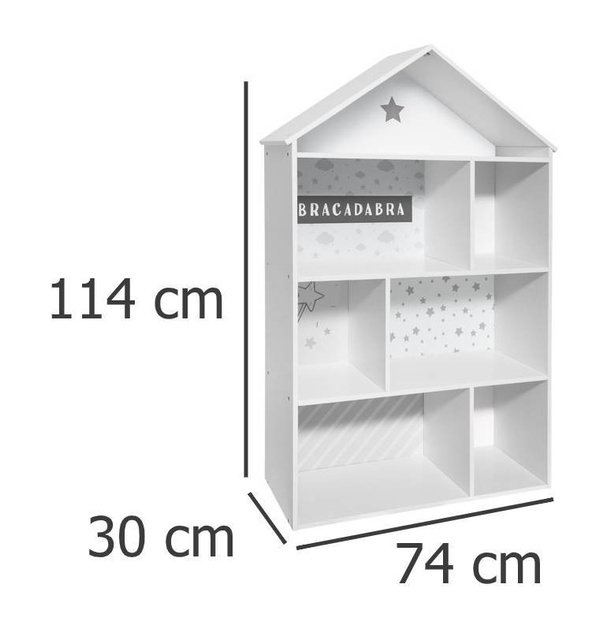 Raft pentru jucării, 7 compartimente