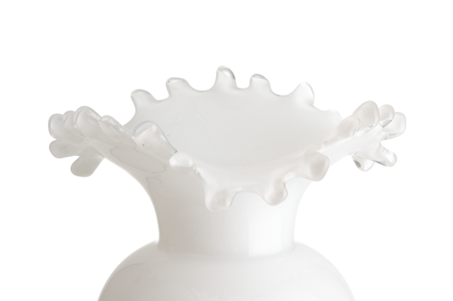 Vază decorativă din sticlă VUOLLE, 19 cm