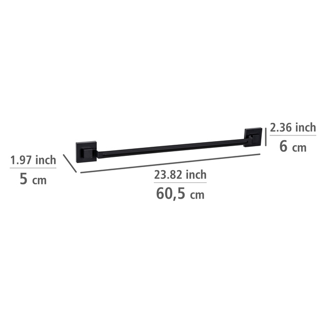 Suport pentru prosop QUADRO, montaj fara gaurire