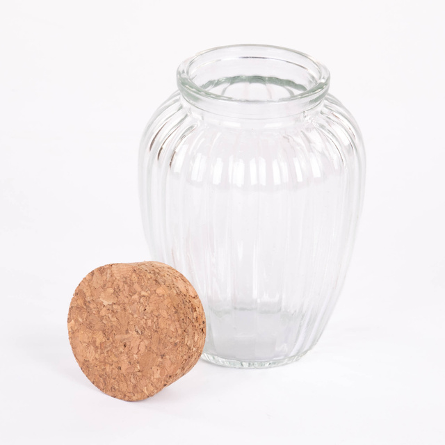 Borcan de depozitare din sticla, 280 ml