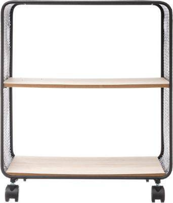Dulap pe roți SOUTH BAY, 2 rafturi, structură ajurata