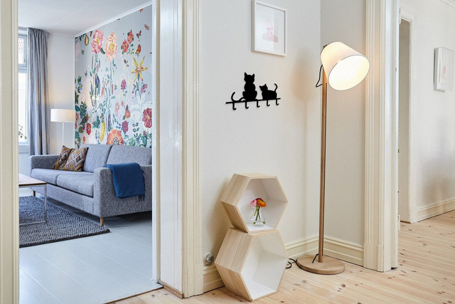 Suport pentru chei PISICI - 5 cârlige incluse