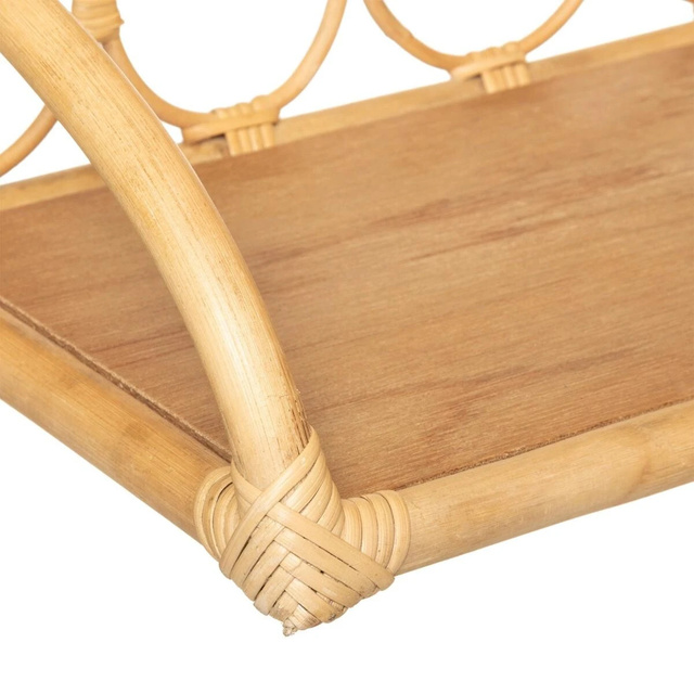 Raft decorativ pentru camera copilului, agatat, 57 cm, ratan