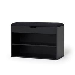 Dulap pentru pantofi cu loc de șezut LEVA, 60 x 30 x 47 cm