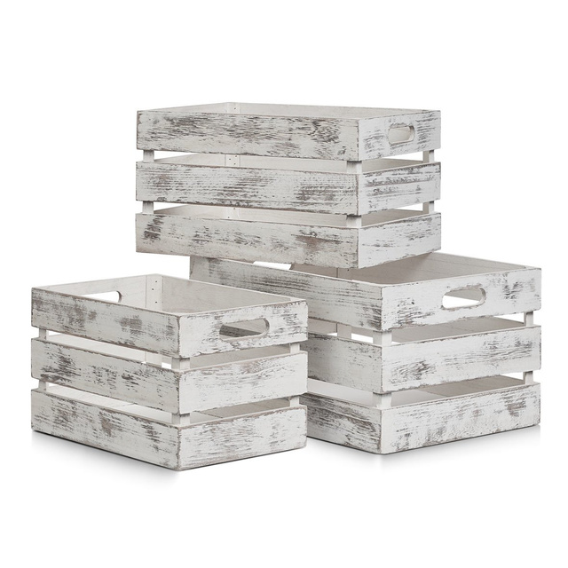 Cutie depozitare VINTAGE WHITE, Alb, 39x29x21 cm, Zeller