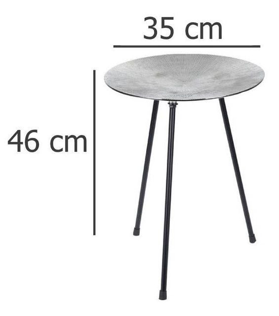 Masuta de cafea rotunda pe trepied