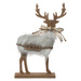 Figurina decorativa de Craciun, Cerb, 21cm