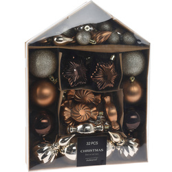 Set de globuri în diferite forme, 32 de bucăți.