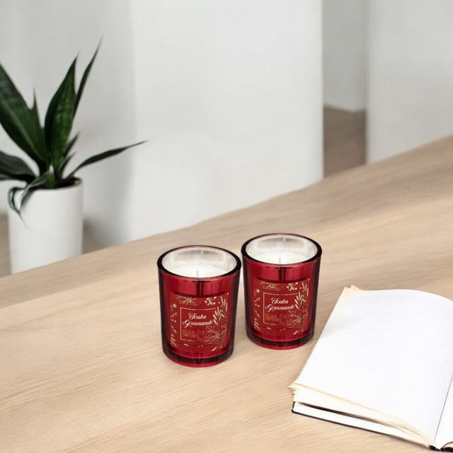 Lumanare parfumata in sticla, 210 g, Ø 8 cm