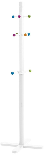 Umeraș pentru haine copii, 38 x 38 x 124 cm, ZELLER, alb