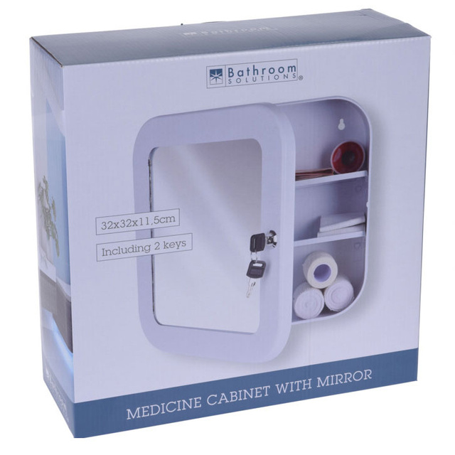 Dulap pentru medicamente cu oglindă