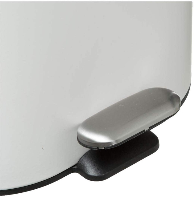 Cos gunoi cu pedala SILIFLEX, 6 L, alb