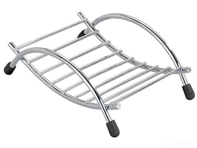 Savoniera PALERMO , Argintiu, 11x7.5x4 cm, WENKO