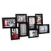 Rama foto colaj 8 fotografii, Negru, 65x32 cm, Atmosphera Créateur d'intérieur