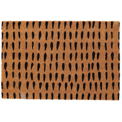 Preș din fibră de cocos cu model, 59 x 39 cm