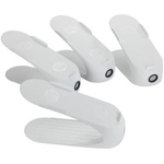 Organizatoare de pantofi albe, set din 4 piese, WENKO